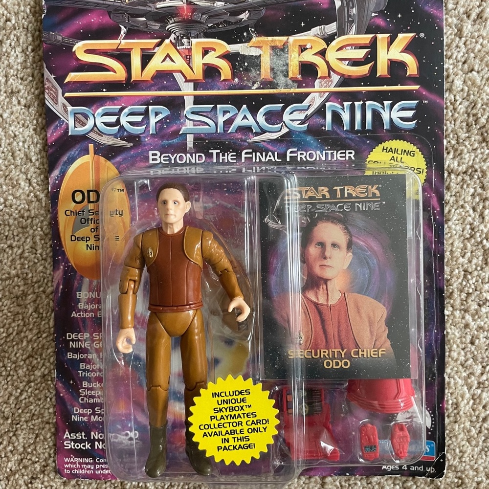 Playmates STAR TREK Deep Space Nine Security Chief ODO Action Figure 1993
